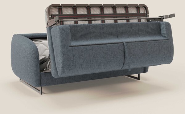 Ninfea divano letto Design Morbido con Piedini alti in Metallo e Mater