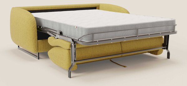 Ninfea divano letto Design Morbido con Piedini alti in Metallo e Mater