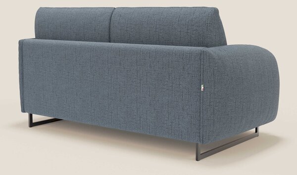 Ninfea divano letto Design Morbido con Piedini alti in Metallo e Mater