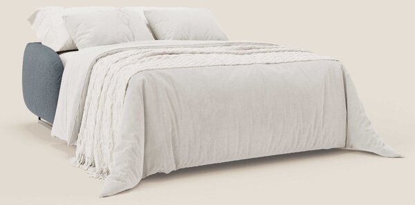 Ninfea divano letto Design Morbido con Piedini alti in Metallo e Mater