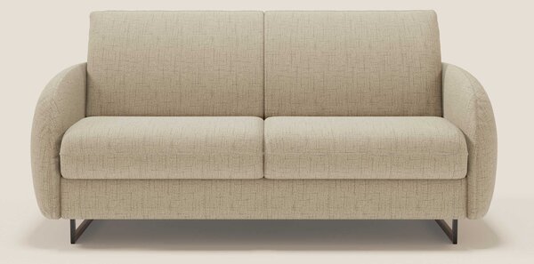 Ninfea divano letto Design Morbido con Piedini alti in Metallo e Mater