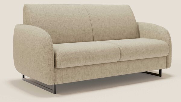 Ninfea divano letto Design Morbido con Piedini alti in Metallo e Mater