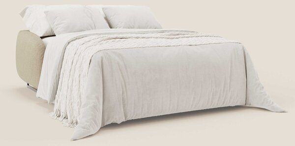 Ninfea divano letto Design Morbido con Piedini alti in Metallo e Mater