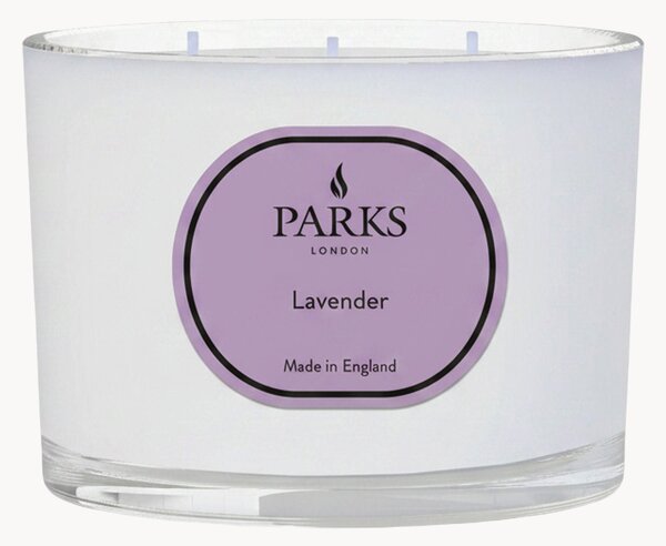 Candela profumata fatta a mano a tre stoppini Vintage Aromatherapy (lavanda, camomilla e muschio bianco)