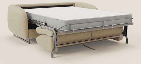 Ninfea divano letto Design Morbido con Piedini alti in Metallo e Mater