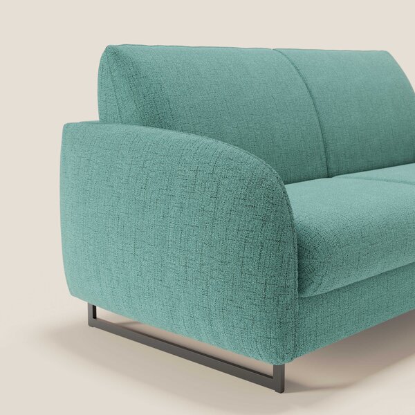 Ninfea divano letto Design Morbido con Piedini alti in Metallo e Mater