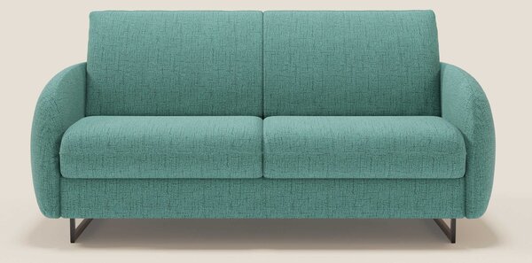 Ninfea divano letto Design Morbido con Piedini alti in Metallo e Mater