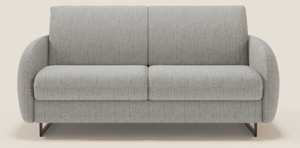 Ninfea divano letto Design Morbido con Piedini alti in Metallo e Mater