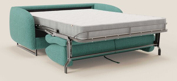 Ninfea divano letto Design Morbido con Piedini alti in Metallo e Mater