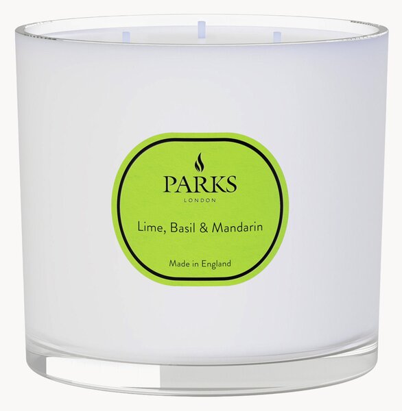 Candela profumata fatta a mano a tre stoppini Vintage Aromatherapy (lime, basilico & mandarino)