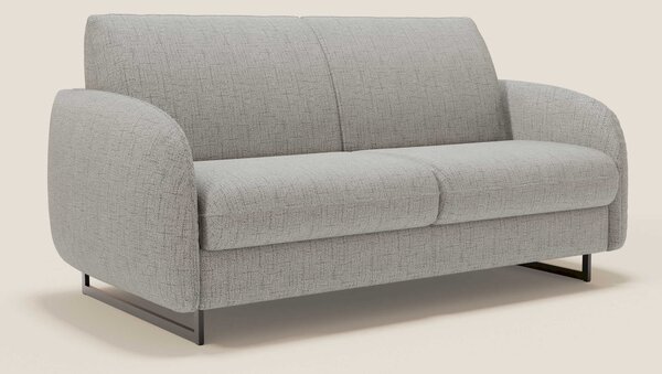 Ninfea divano letto Design Morbido con Piedini alti in Metallo e Mater
