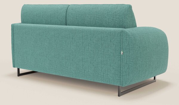 Ninfea divano letto Design Morbido con Piedini alti in Metallo e Mater