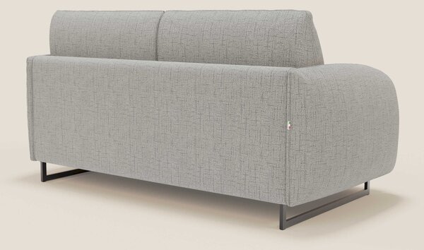Ninfea divano letto Design Morbido con Piedini alti in Metallo e Mater