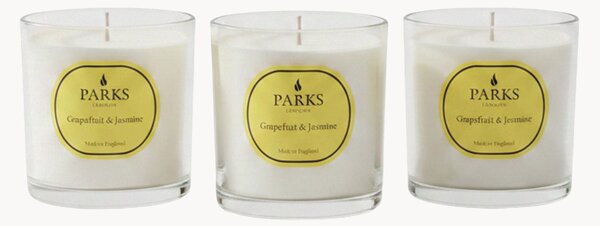 Set di 3 candele profumate fatte a mano Vintage Aromatherapy (pompelmo, gelsomino e muschio bianco)