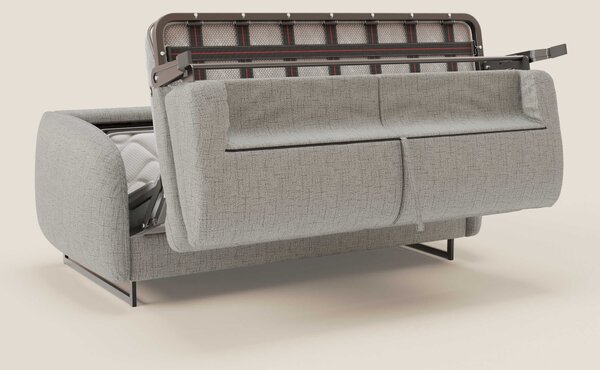 Ninfea divano letto Design Morbido con Piedini alti in Metallo e Mater