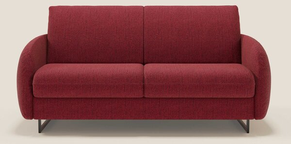 Ninfea divano letto Design Morbido con Piedini alti in Metallo e Mater
