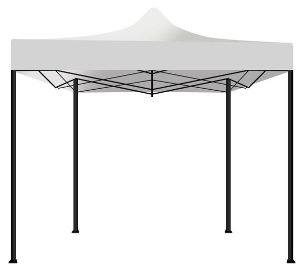 Kebon Tenda / Gazebo Per Giardino 3X3 Impermeabile Tendone Pieghevole Per Fiere E Mercati Colore Bianco