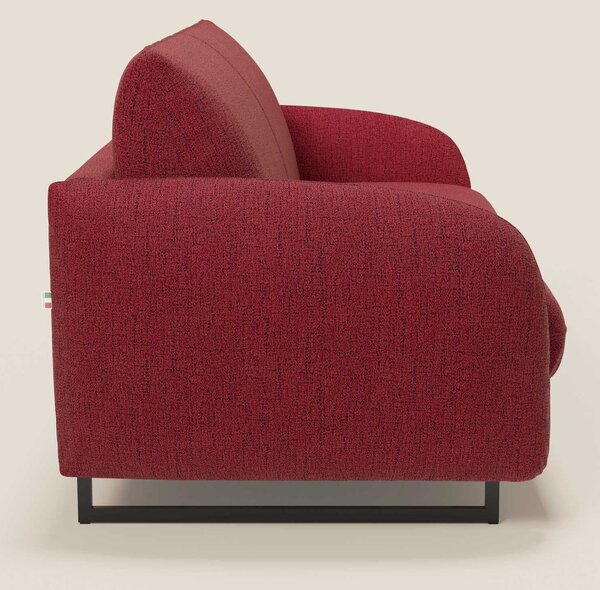Ninfea divano letto Design Morbido con Piedini alti in Metallo e Mater