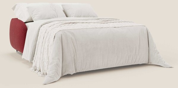 Ninfea divano letto Design Morbido con Piedini alti in Metallo e Mater