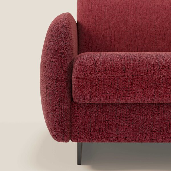 Ninfea divano letto Design Morbido con Piedini alti in Metallo e Mater