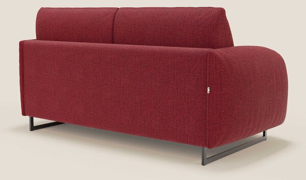 Ninfea divano letto Design Morbido con Piedini alti in Metallo e Mater