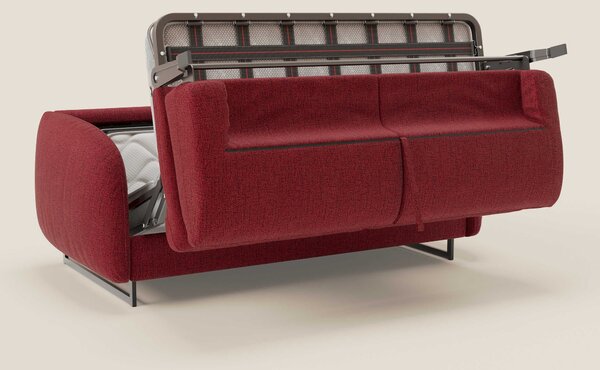 Ninfea divano letto Design Morbido con Piedini alti in Metallo e Mater