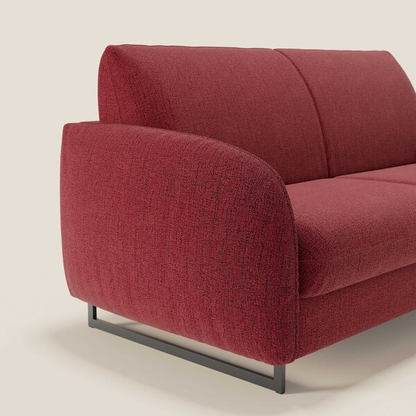 Ninfea divano letto Design Morbido con Piedini alti in Metallo e Mater
