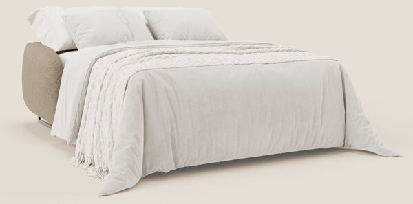 Ninfea divano letto Design Morbido con Piedini alti in Metallo e Mater