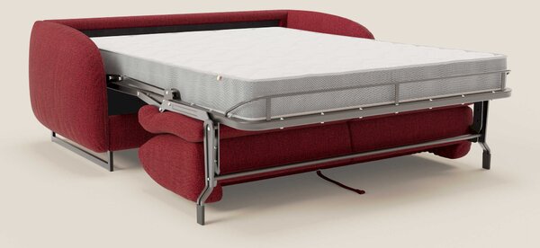 Ninfea divano letto Design Morbido con Piedini alti in Metallo e Mater