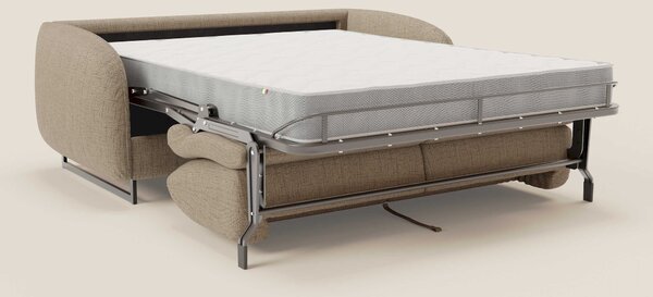 Ninfea divano letto Design Morbido con Piedini alti in Metallo e Mater