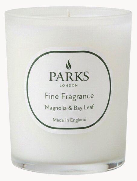 Candela profumata fatta a mano Fine Fragrance (magnolia, alloro e muschio bianco)