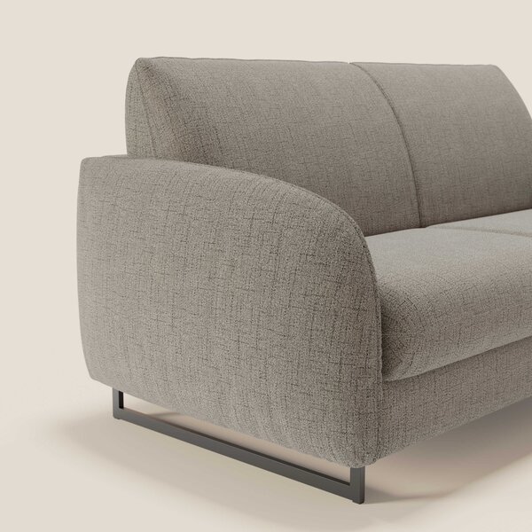 Ninfea divano letto Design Morbido con Piedini alti in Metallo e Mater