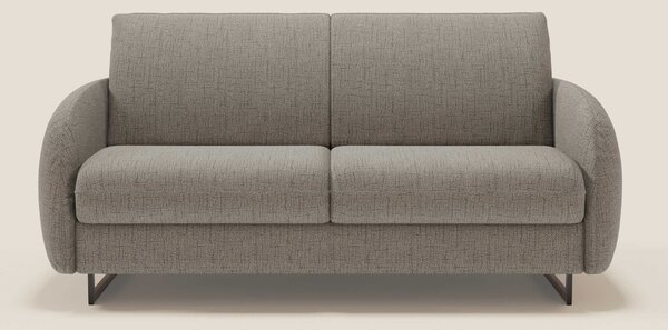 Ninfea divano letto Design Morbido con Piedini alti in Metallo e Mater