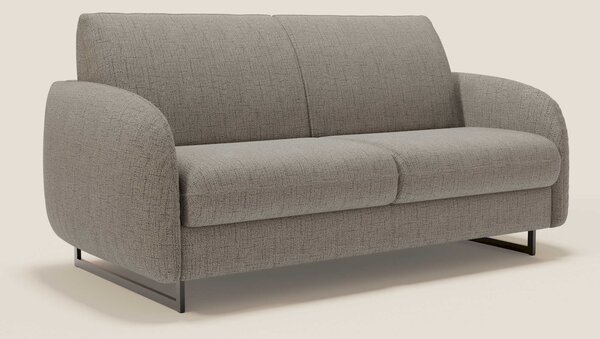 Ninfea divano letto Design Morbido con Piedini alti in Metallo e Mater