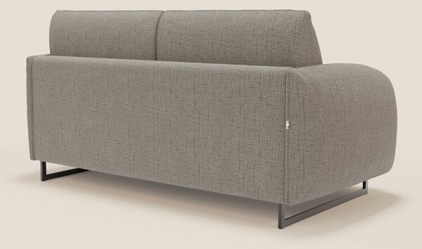 Ninfea divano letto Design Morbido con Piedini alti in Metallo e Mater