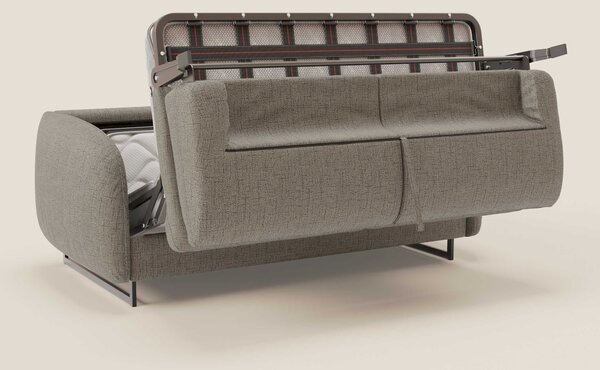 Ninfea divano letto Design Morbido con Piedini alti in Metallo e Mater