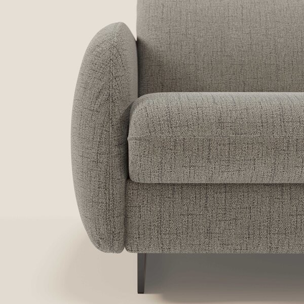 Ninfea divano letto Design Morbido con Piedini alti in Metallo e Mater