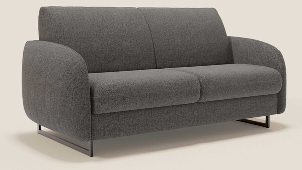 Ninfea divano letto Design Morbido con Piedini alti in Metallo e Mater