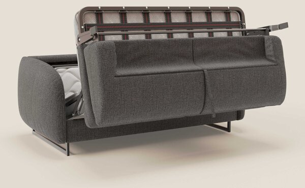 Ninfea divano letto Design Morbido con Piedini alti in Metallo e Mater