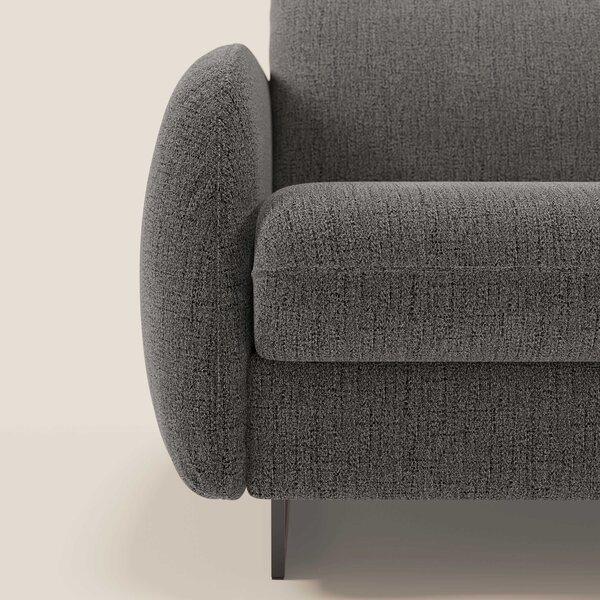 Ninfea divano letto Design Morbido con Piedini alti in Metallo e Mater