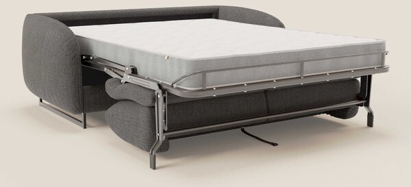 Ninfea divano letto Design Morbido con Piedini alti in Metallo e Mater
