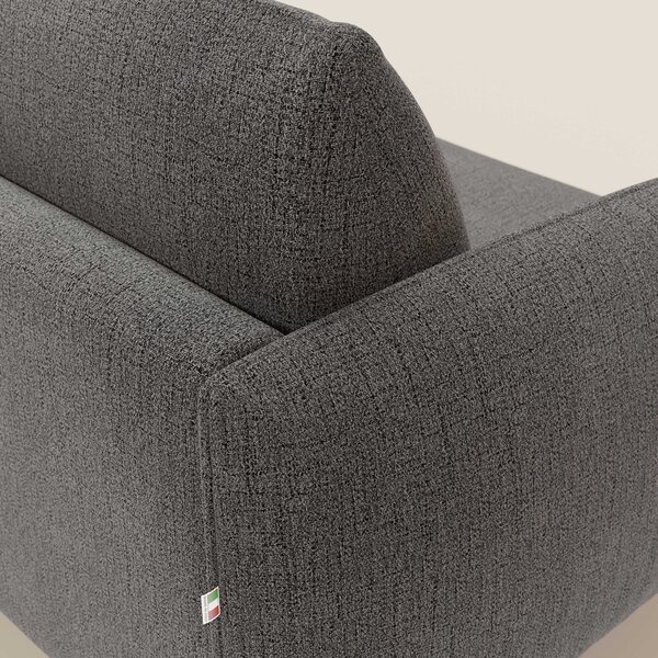Ninfea divano letto Design Morbido con Piedini alti in Metallo e Mater