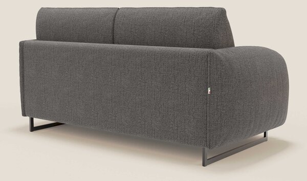 Ninfea divano letto Design Morbido con Piedini alti in Metallo e Mater