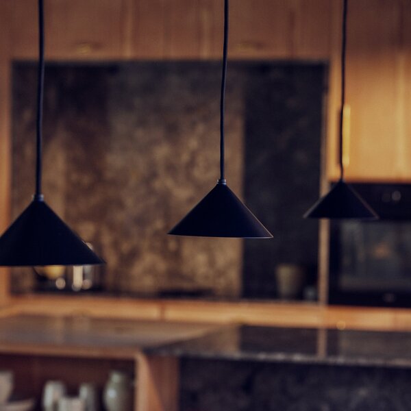 Lampada a sospensione FRANDSEN, Grasp, Nero, Cucina, Metallo, Design