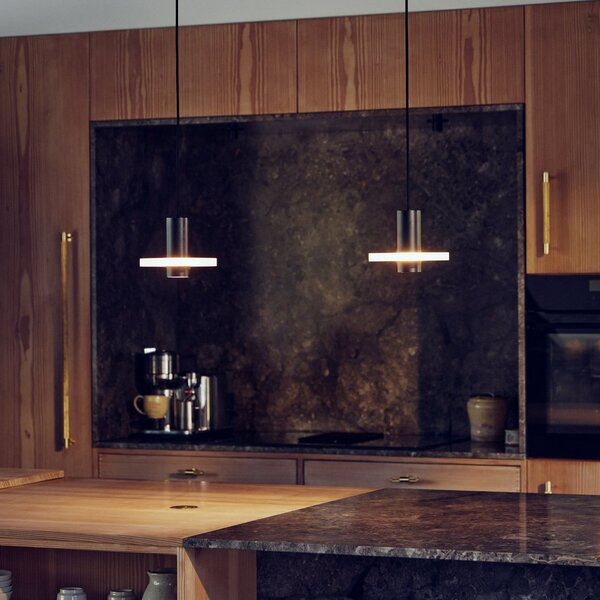 Lampada a sospensione FRANDSEN, Flake, Nero, Cucina, Plastica, Design