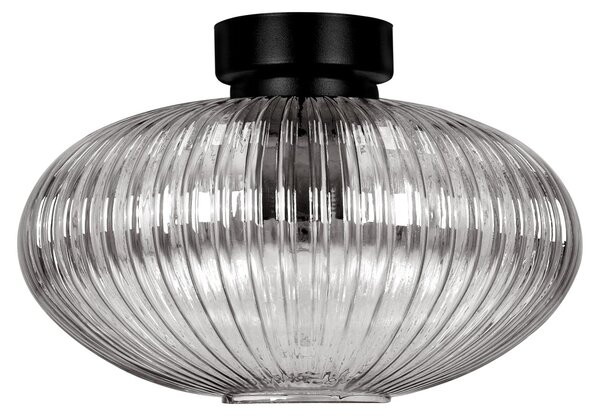 Lampada a sospensione ARCO nera 1xE27x20W in vetro, dimensioni: 20x30x30 cm, IP20, Kaja