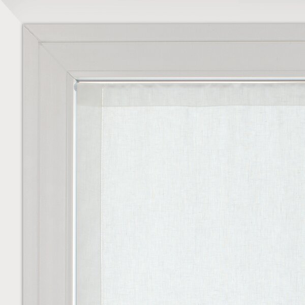 Tendina vetro Vittoria bianco tunnel 45 x 150 cm