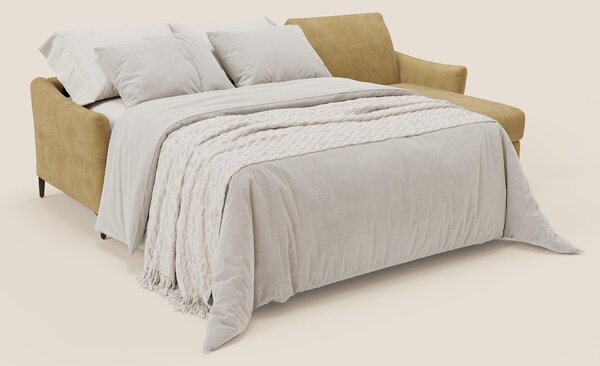 Dalia divano letto angolare con materasso alto 18 cm piedini alti e pe