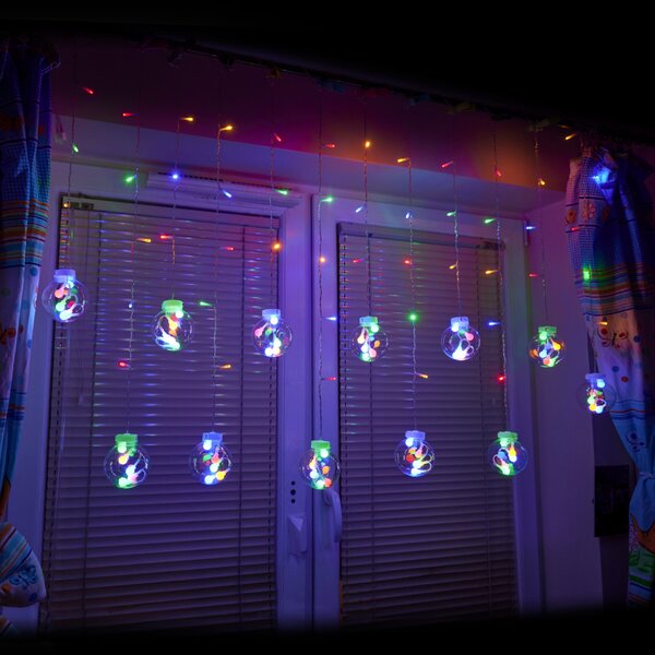 Aga LED Sospensione luminosa 3 m 108 LED Multicolore