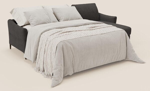 Dalia divano letto angolare con materasso alto 18 cm piedini alti e pe
